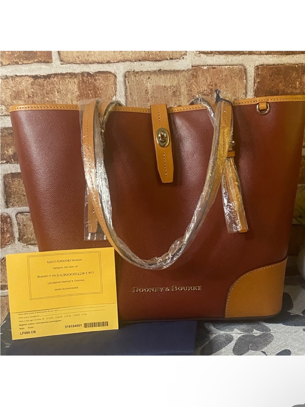 Dooney & Bourke Dover Tote in Cranberry NWT